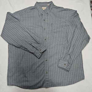 RedHead Men's Plaid Shirt - Green and White